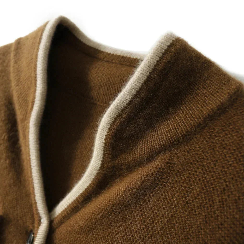 Cardigan damski z guzikami i kieszeniami | N&W - 5
