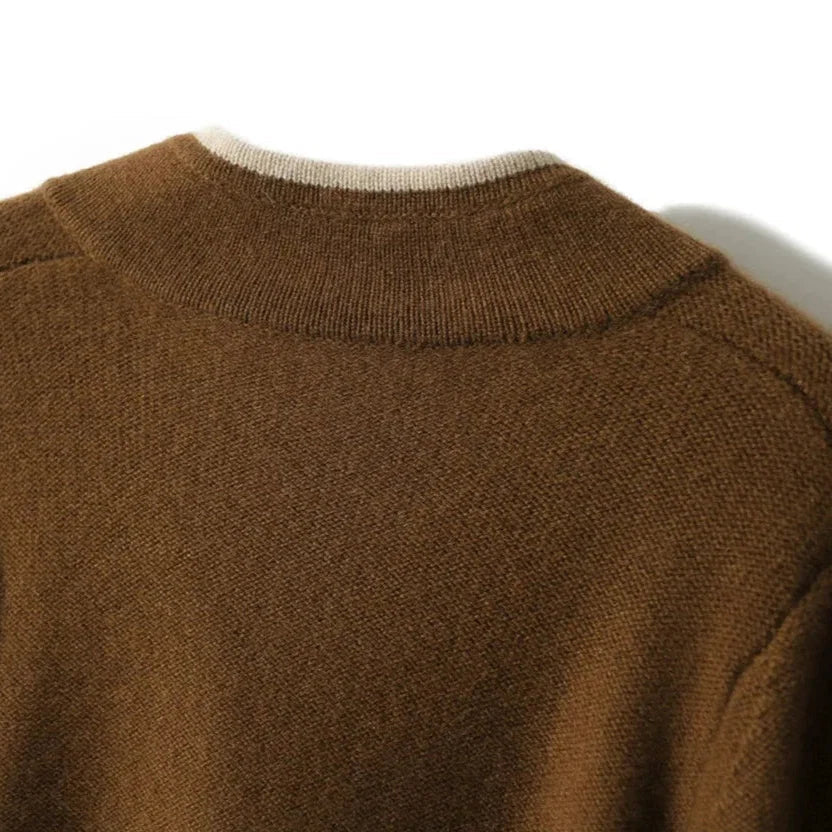 Cardigan damski z guzikami i kieszeniami | N&W - 9