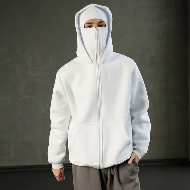 Hoodie Męski z Balaklawą – Wygodny Krój z Kieszeniami | N&W - 3