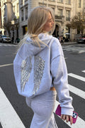 Hoodie Damski z Kapturem i Efektownym Wzorem | N&W - 1