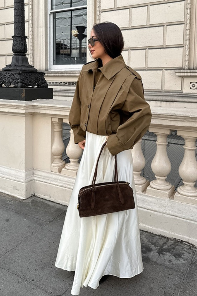 Kurtka Damska Oversized z Balonowymi Rękawami | N&W - 7