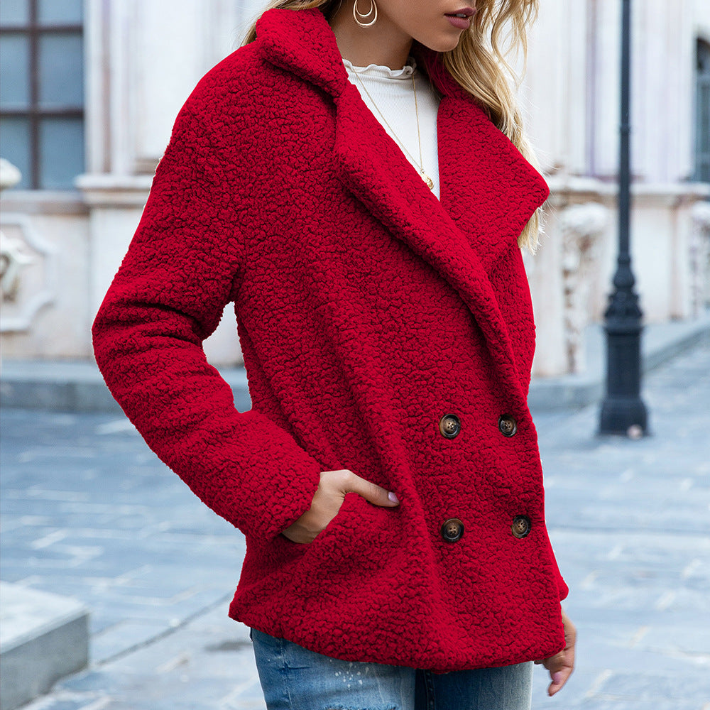 Kurtka Damska w Stylu Oversized z Guzikami | N&W - 6