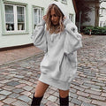 Hoodie damski z luźnym krojem i kapturem | N&W - 6
