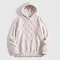 Hoodie damski z kapturem i strukturalnym wzorem | N&W - 2