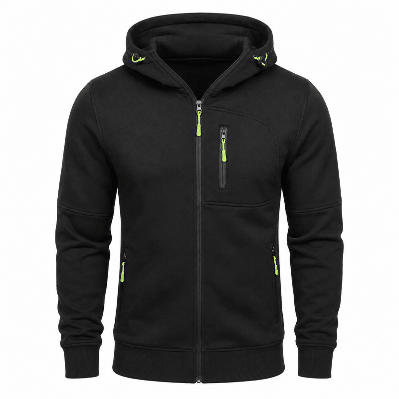 Hoodie męski z regulowanym kapturem i kieszeniami | N&W - 13