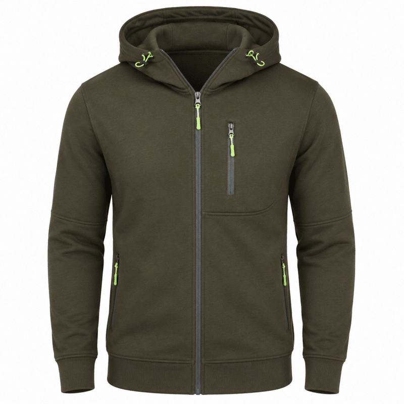 Hoodie męski z regulowanym kapturem i kieszeniami | N&W - 14