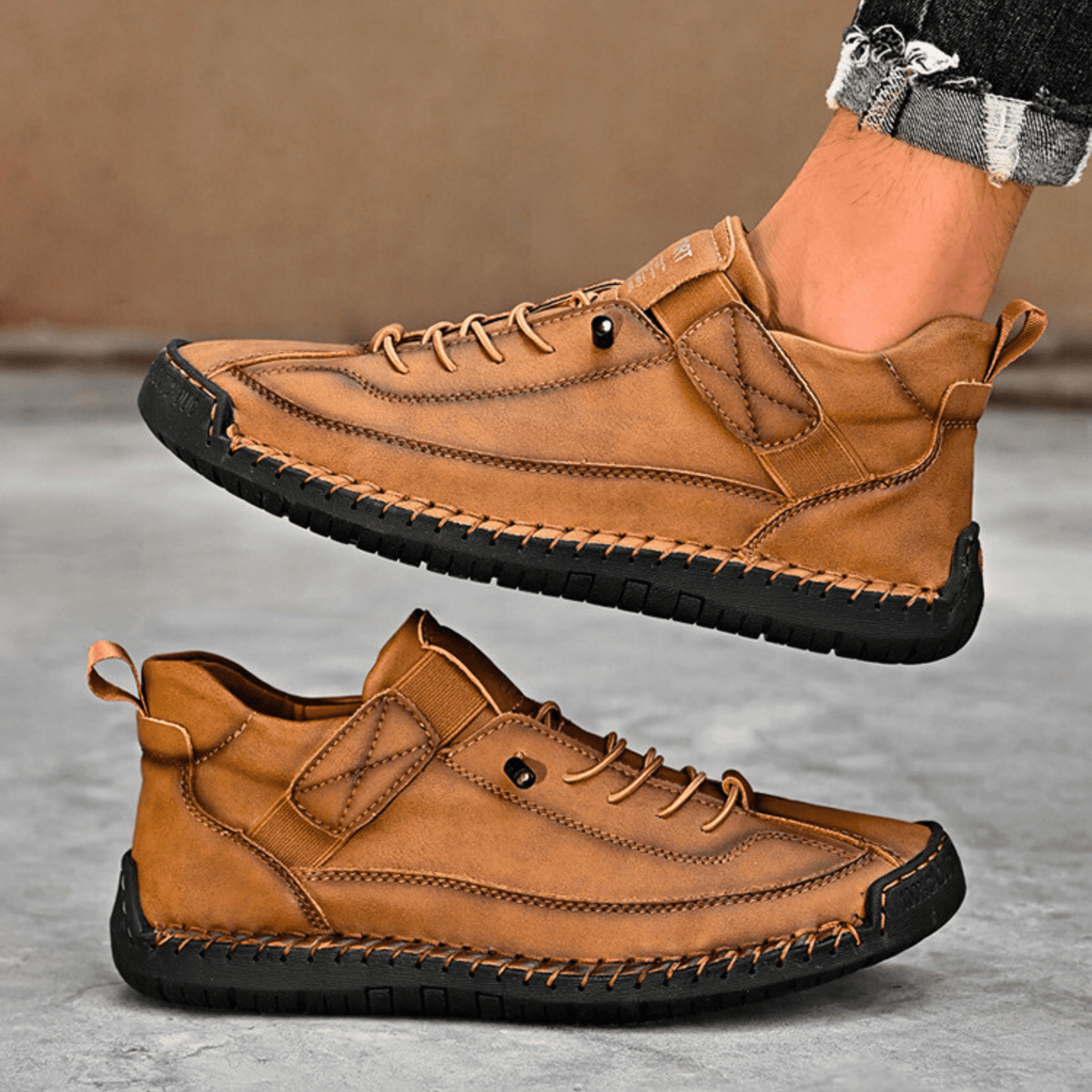 Męskie Buty Casual z wygodnym zapięciem na rzep i sportowym fasonem | N&W - 17