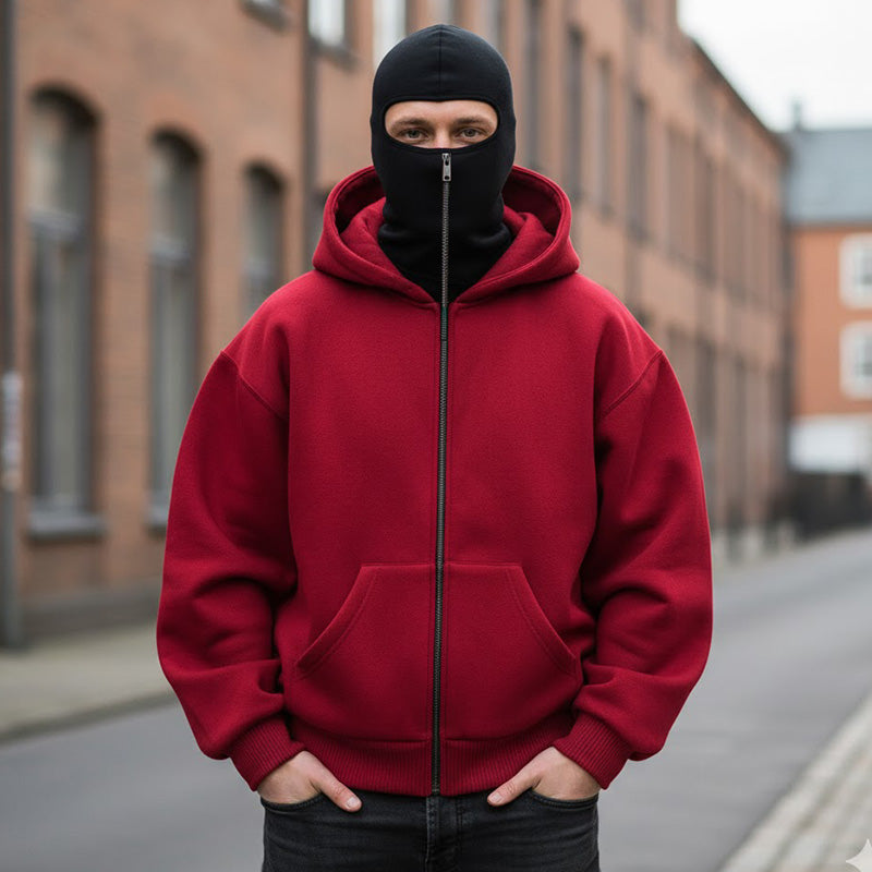 Hoodie męski z kapturem i dużą kieszenią | N&W - 4