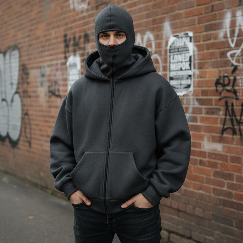 Hoodie męski z kapturem i dużą kieszenią | N&W - 5