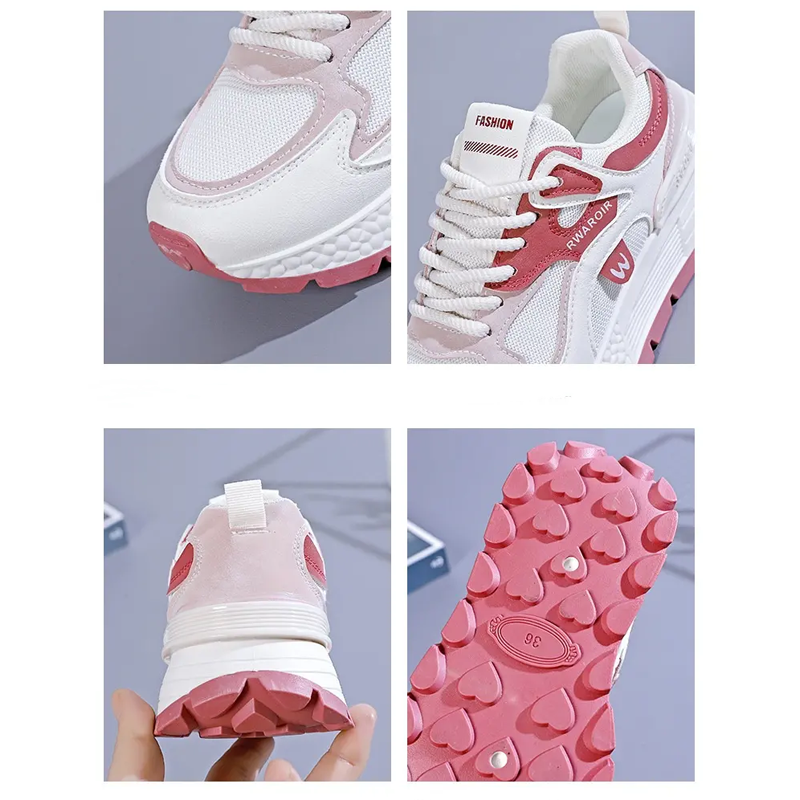 Sneakersy damskie z wyrazistą podeszwą i nowoczesnym krojem | N&W - 8