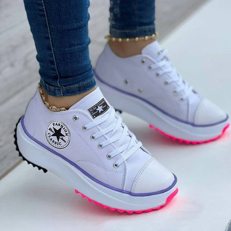 Sneakersy damskie z podświetlaną podeszwą i wygodnym krojem | N&W - 1