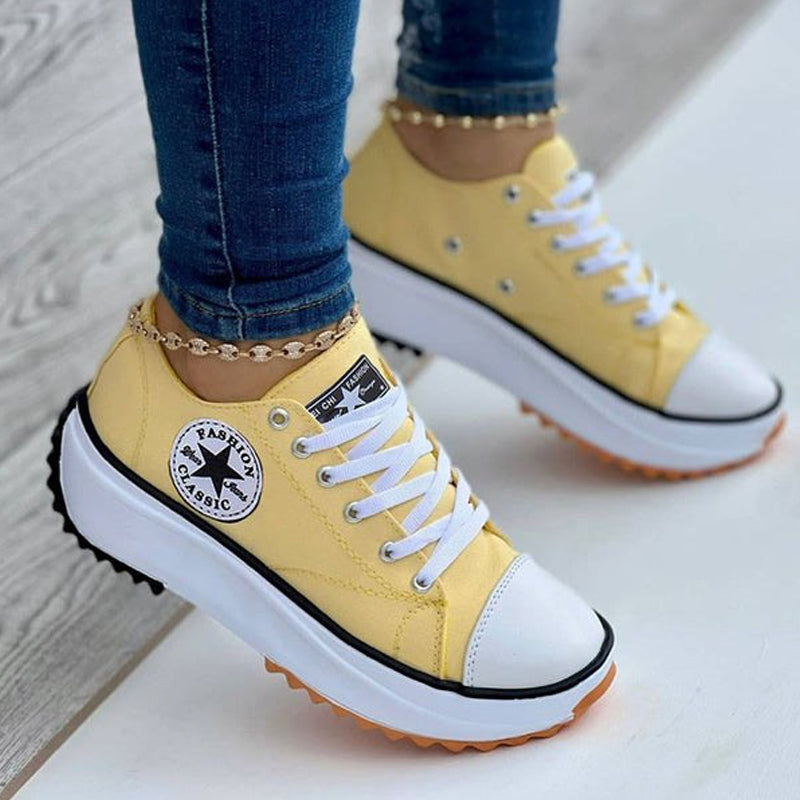 Sneakersy damskie z podświetlaną podeszwą i wygodnym krojem | N&W - 4