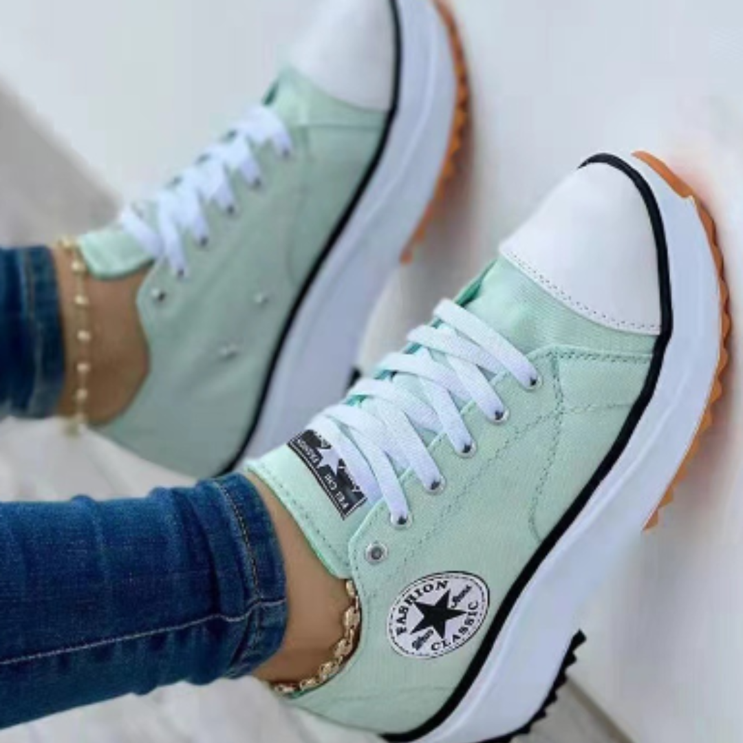 Sneakersy damskie z podświetlaną podeszwą i wygodnym krojem | N&W - 5