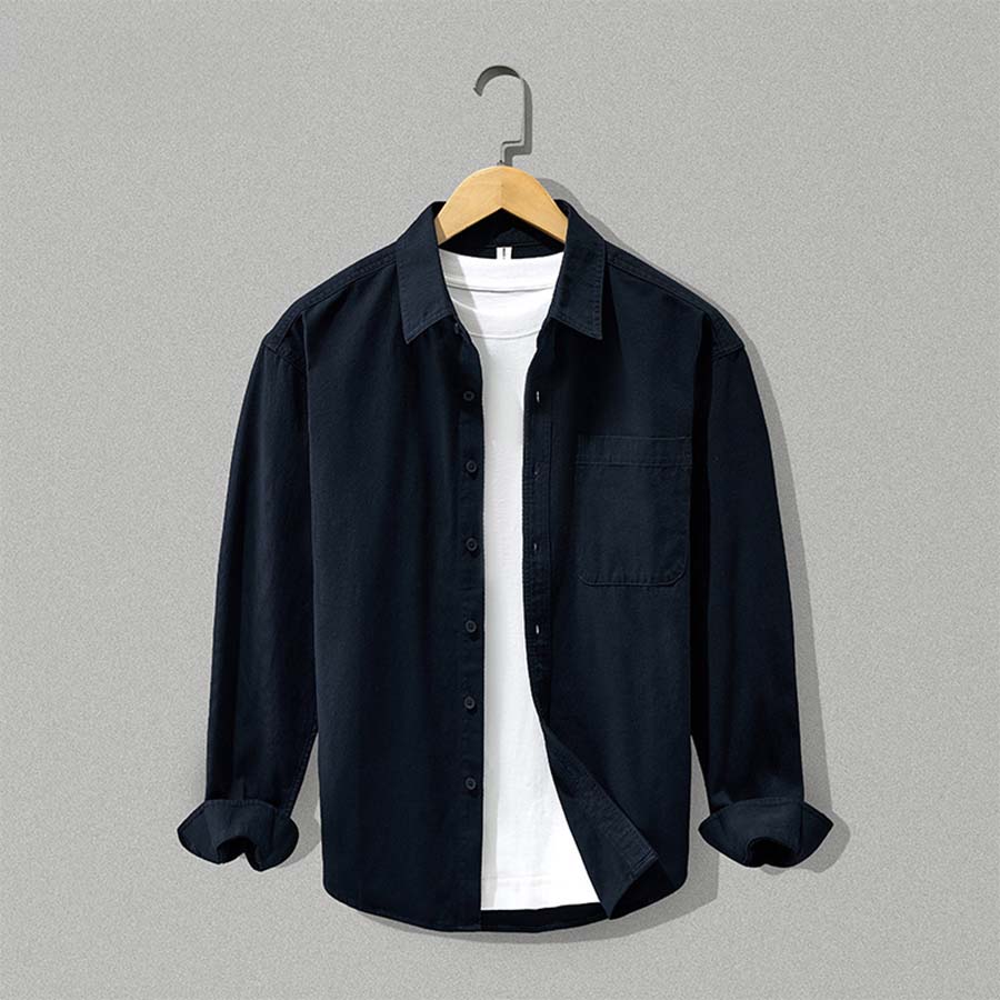 Koszula męska Button-Down z kieszonką | N&W - 7