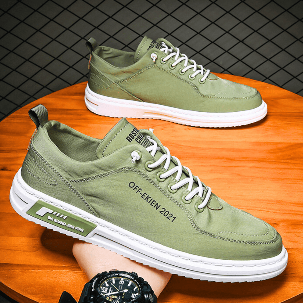 Sneakersy Męskie z Komfortowym Fasonem i Wyrazistym Detalem | N&W - 5 - Nowa-aura