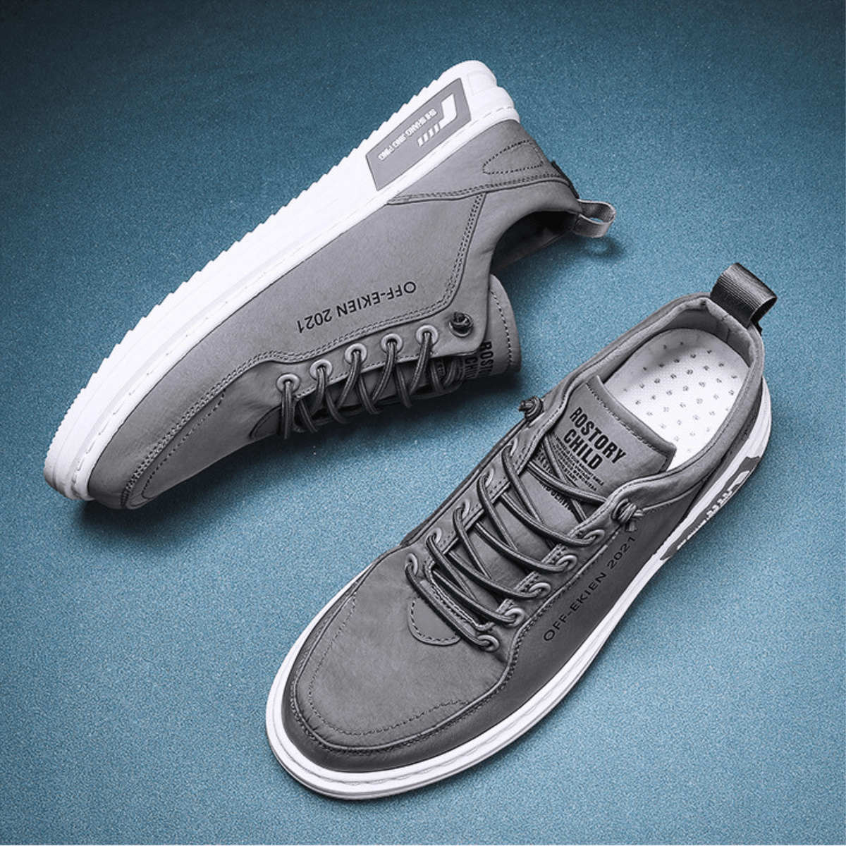Sneakersy Męskie z Komfortowym Fasonem i Wyrazistym Detalem | N&W - 7 - Nowa-aura
