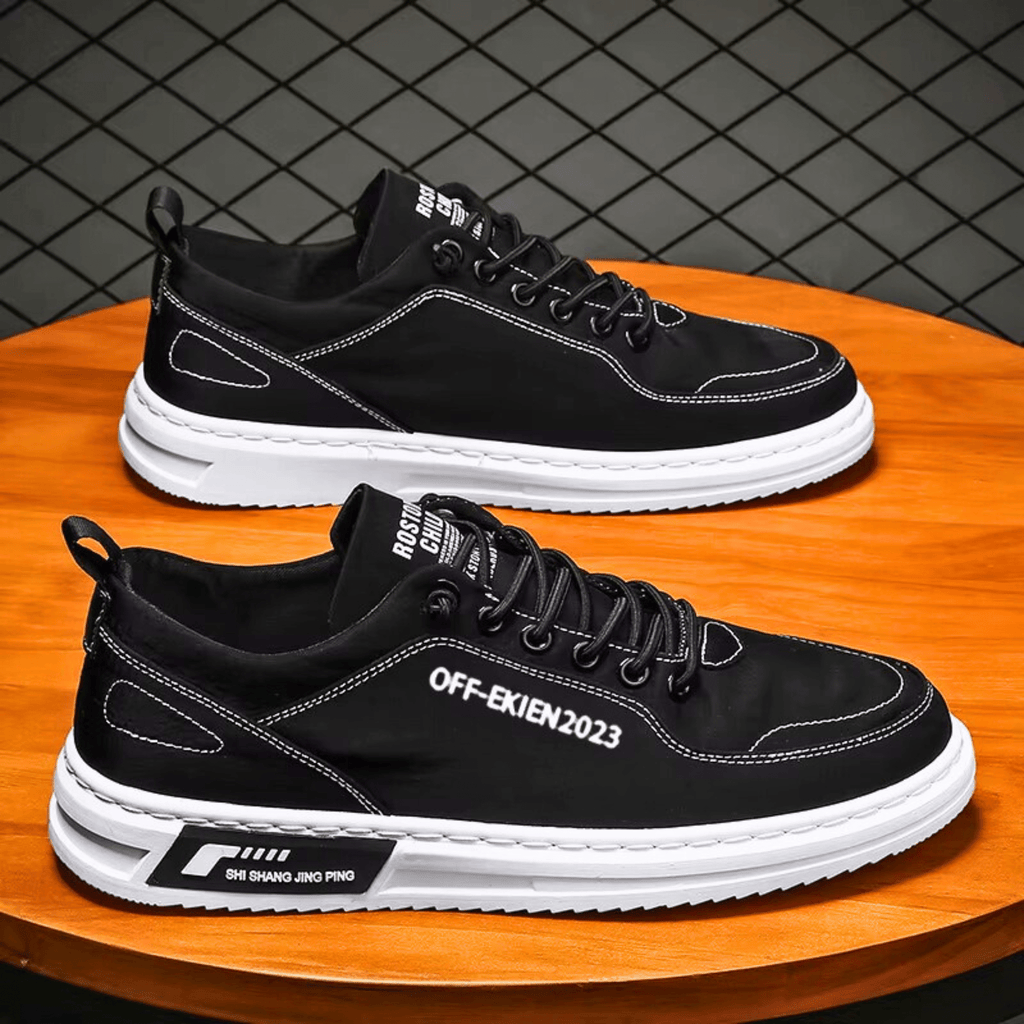 Sneakersy Męskie z Komfortowym Fasonem i Wyrazistym Detalem | N&W - 8 - Nowa-aura