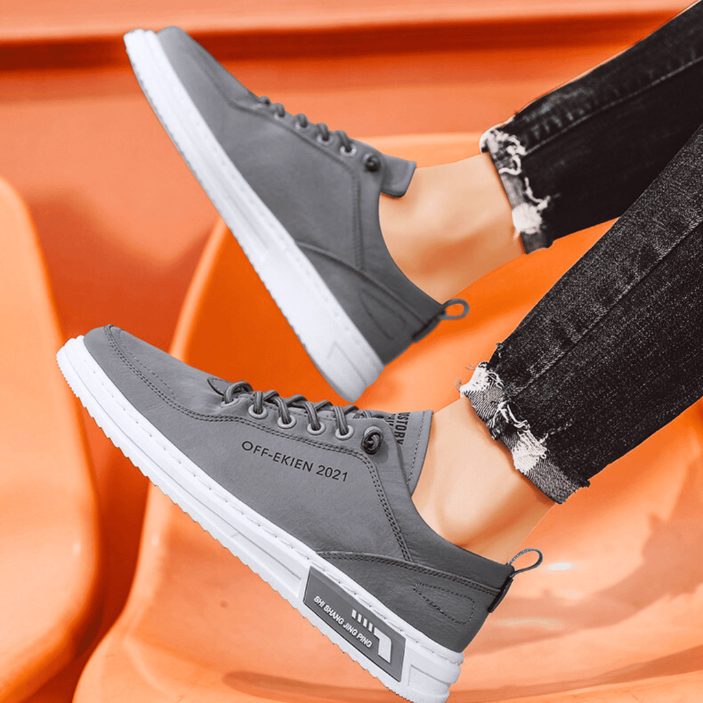 Sneakersy Męskie z Komfortowym Fasonem i Wyrazistym Detalem | N&W - 14 - Nowa-aura