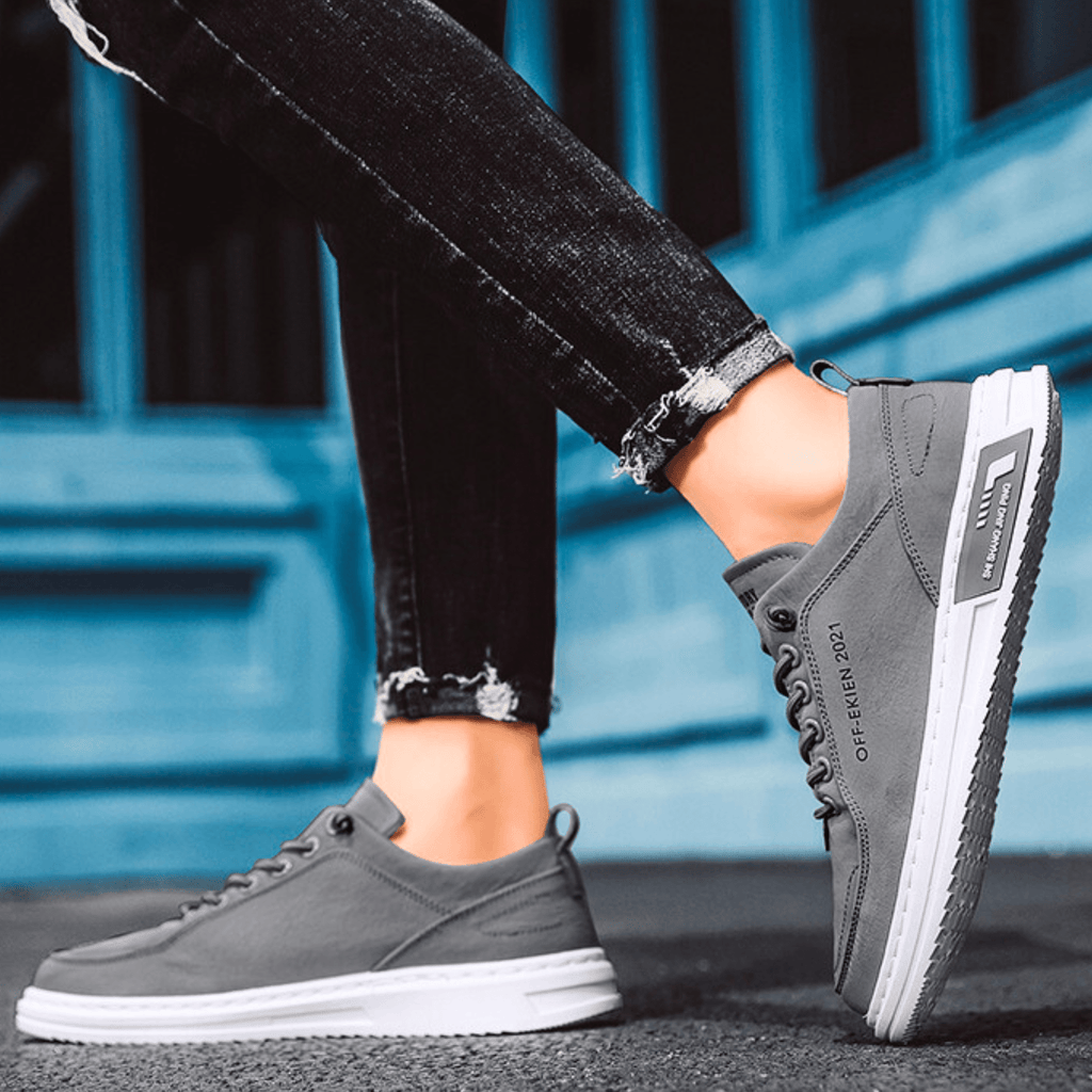 Sneakersy Męskie z Komfortowym Fasonem i Wyrazistym Detalem | N&W - 15 - Nowa-aura
