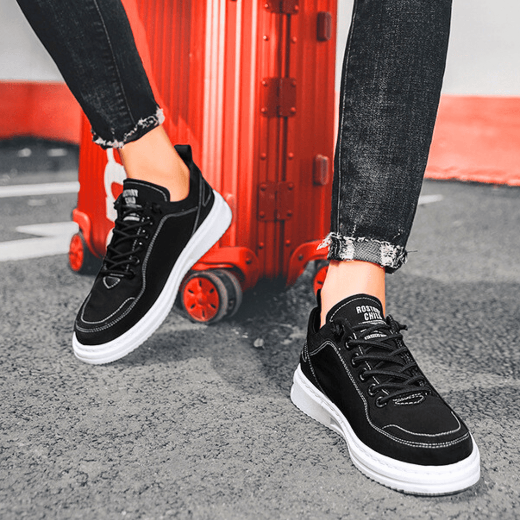 Sneakersy Męskie z Komfortowym Fasonem i Wyrazistym Detalem | N&W - 19 - Nowa-aura