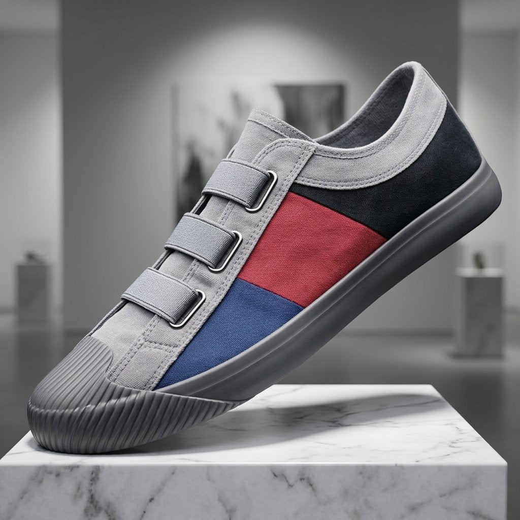 Sneakersy męskie z praktycznymi zapięciami i nowoczesnym krojem | N&W - 3 - Nowa-aura