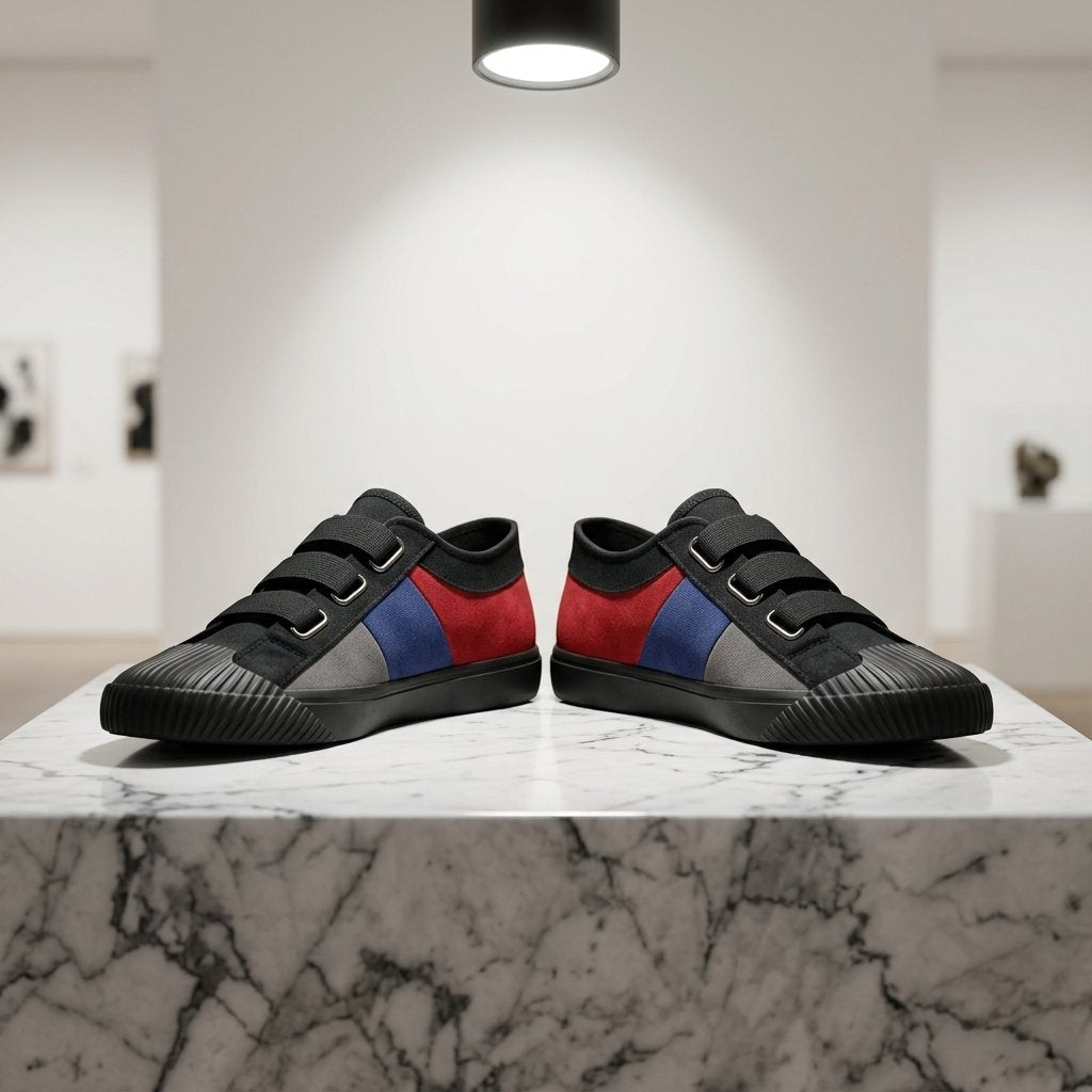 Sneakersy męskie z praktycznymi zapięciami i nowoczesnym krojem | N&W - 7 - Nowa-aura