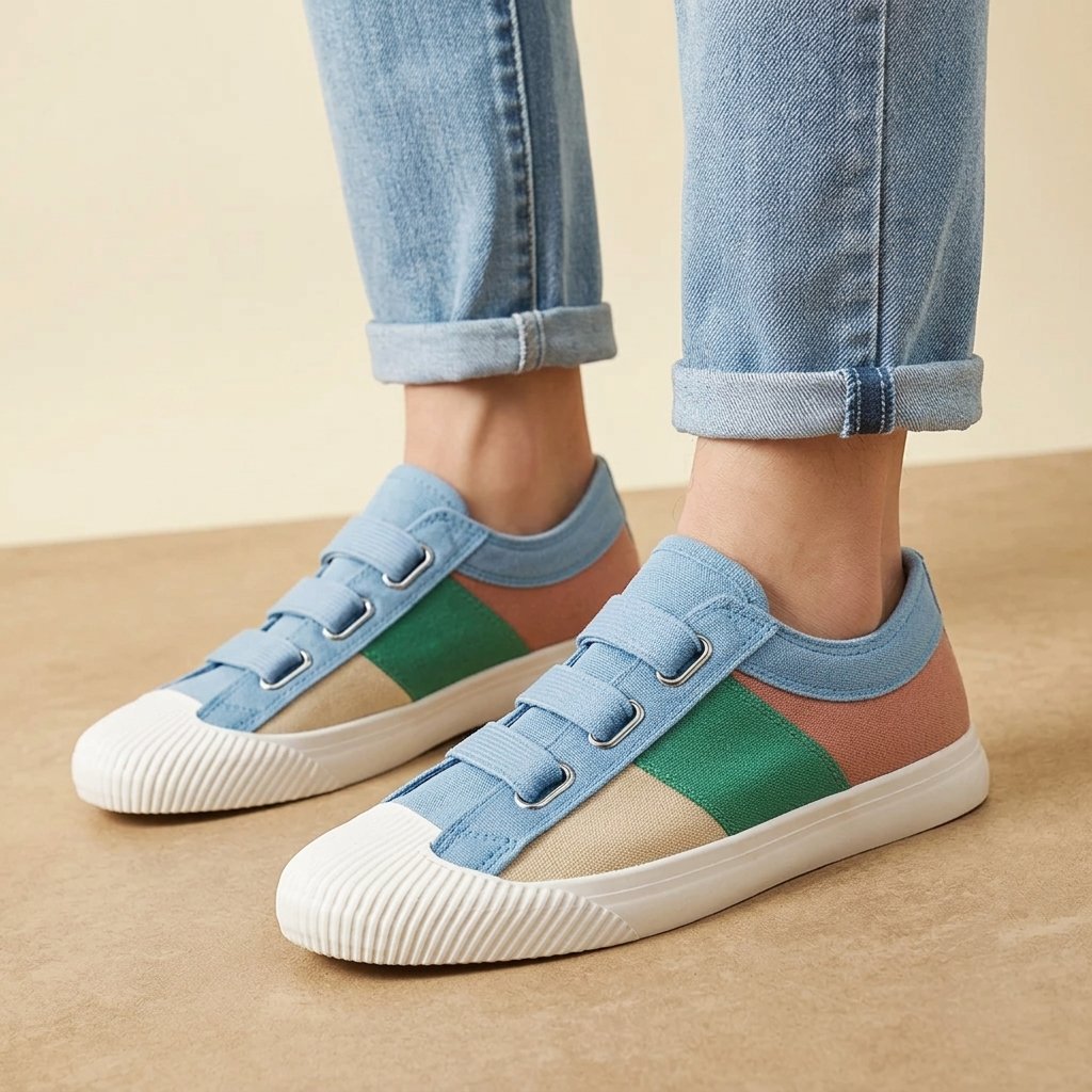Sneakersy męskie z praktycznymi zapięciami i nowoczesnym krojem | N&W - 9 - Nowa-aura