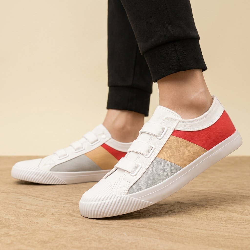 Sneakersy męskie z praktycznymi zapięciami i nowoczesnym krojem | N&W - 12 - Nowa-aura