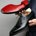 Buty Męskie Sznurowane z Cap-Toe | Elegancki Krój | N&W - 1 - Nowa-aura