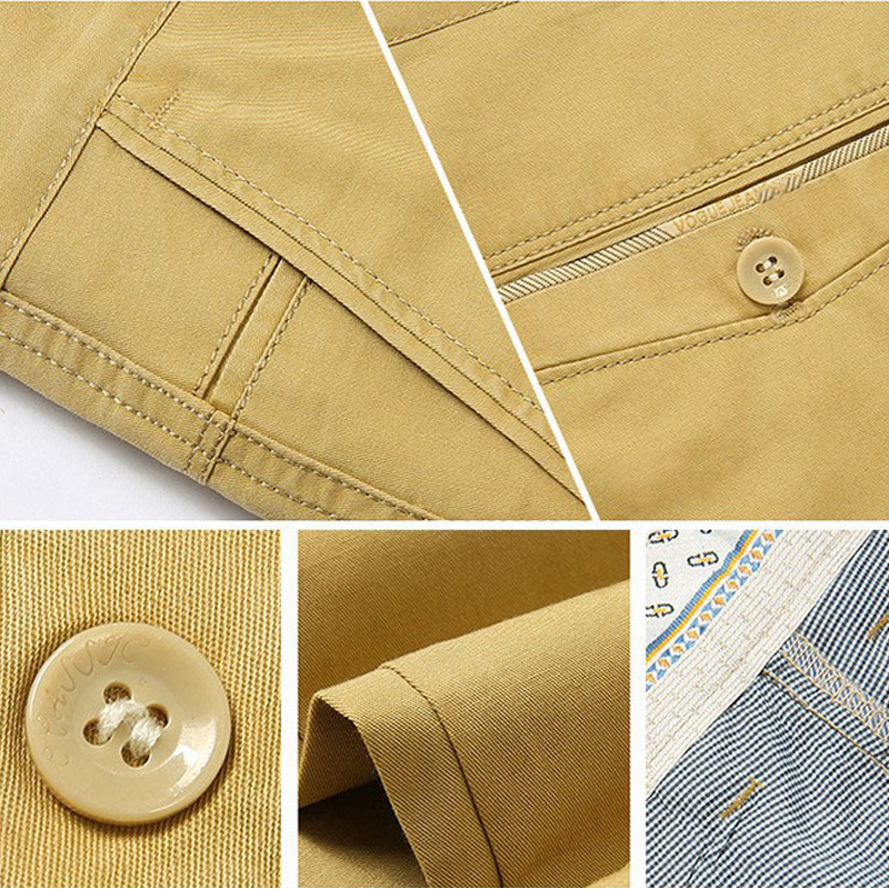 Spodnie Męskie Slim Fit z Klasycznym Wykończeniem | N&W - 7 - Nowa-aura