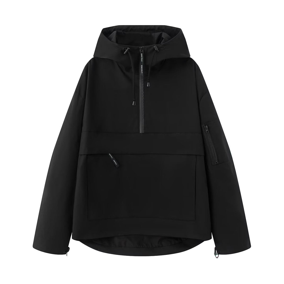 Kurtka Damska Oversize z Kapturem i Kieszenią | K&M - 1 - Krawczykmoda