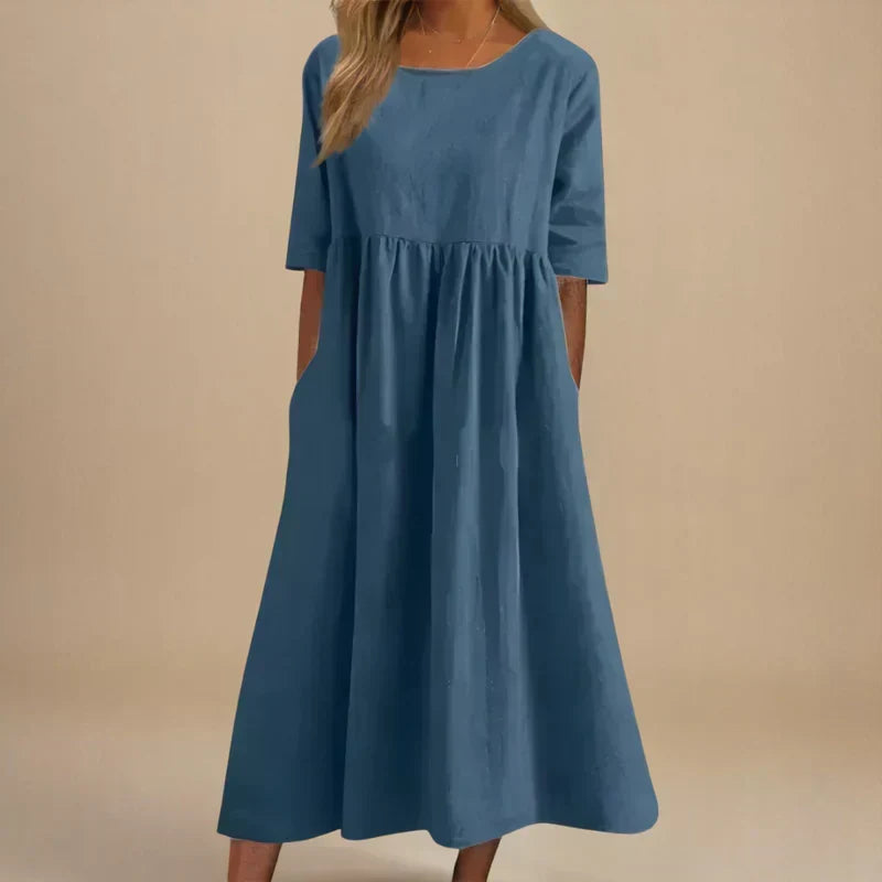 Charlotte – Women Casual Midi Dress - Image 2