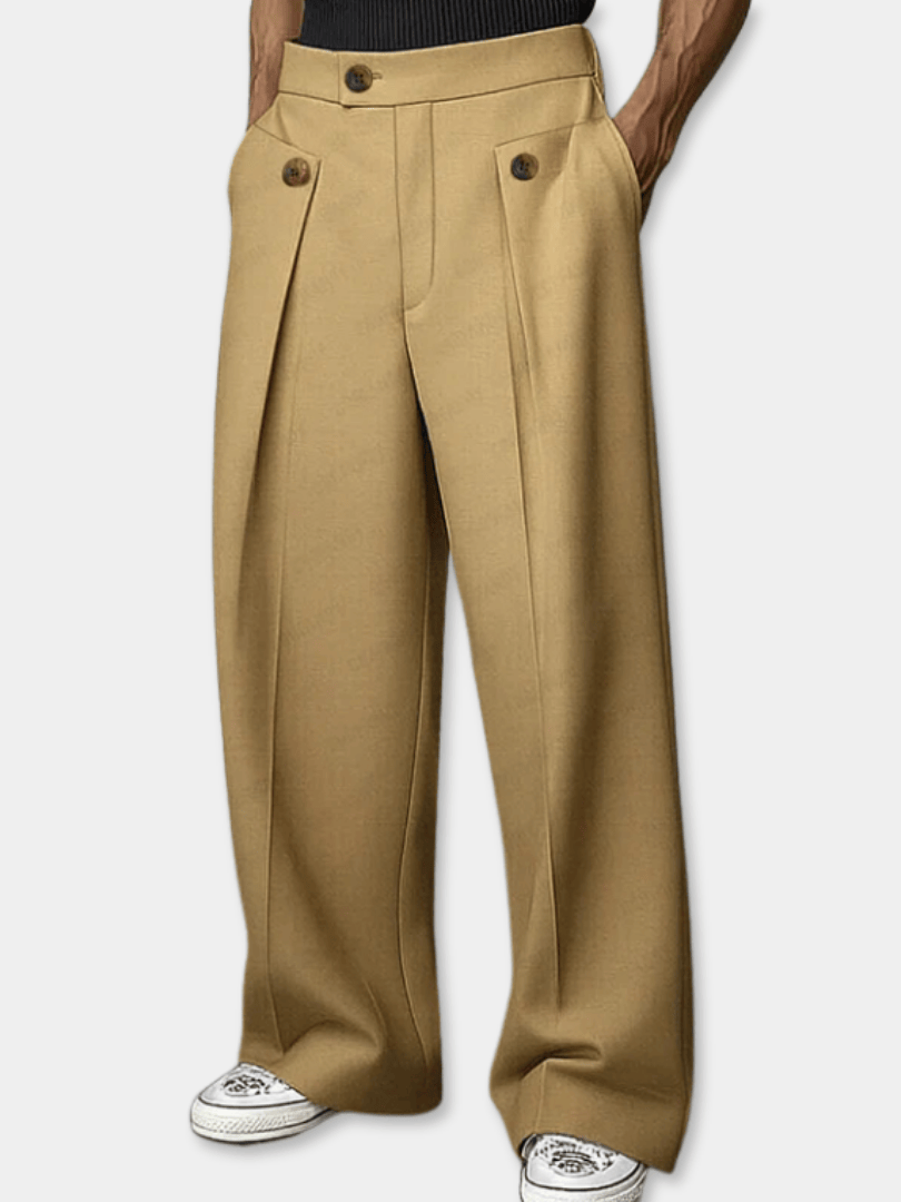 DUCHÊNE BORDEAUX | PANTALON HABILLÉ À PINCES